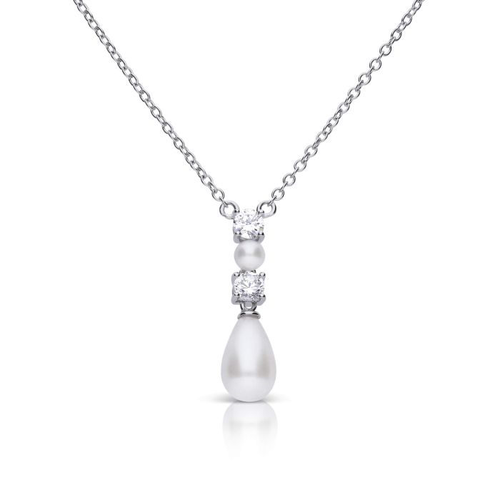 Diamonfire silver pendant