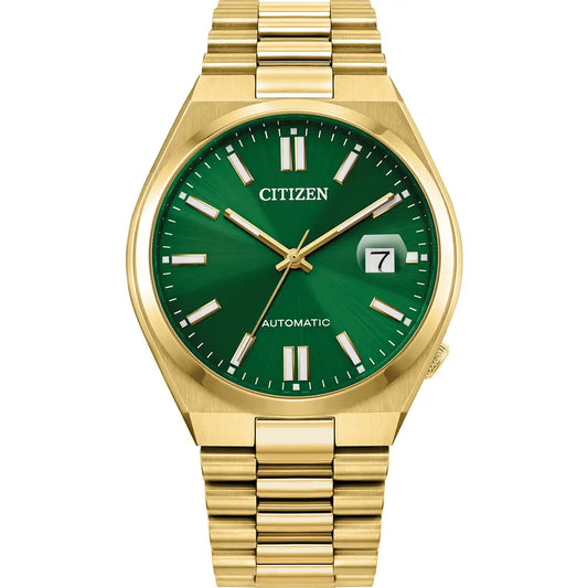 GENTS CITIZEN AUTOMATIC TSUYOSA BRACELET WATCH.