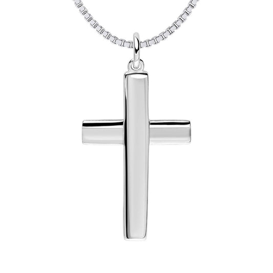 silver overlapped cross