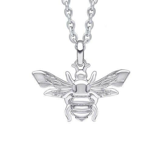 Silver Bee pendant