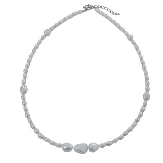 Silver and Freshwater Pearl necklace