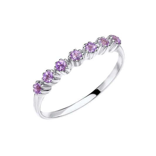 Laura Ashley Silver and Amethyst Ring