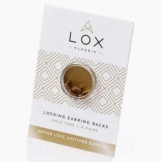 Lox locking earring backs Gold colour