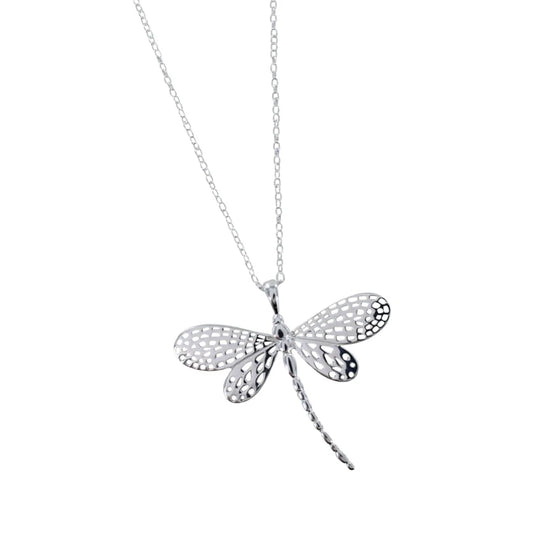 Silver Dragonfly necklace