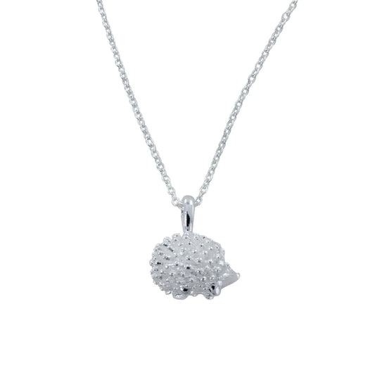 Silver Hedgehog necklace