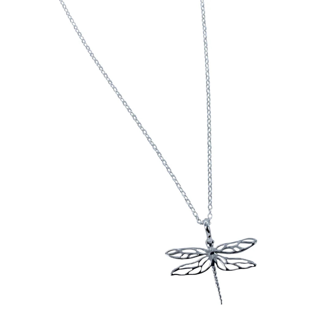 Silver Mayfly necklace
