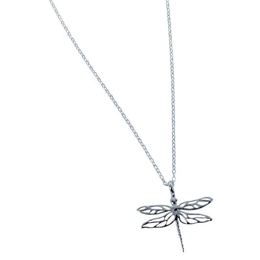Silver Mayfly necklace