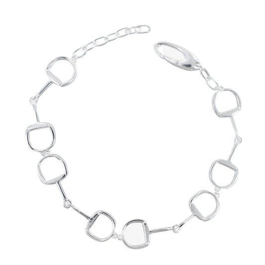 Silver Snaffle bracelet