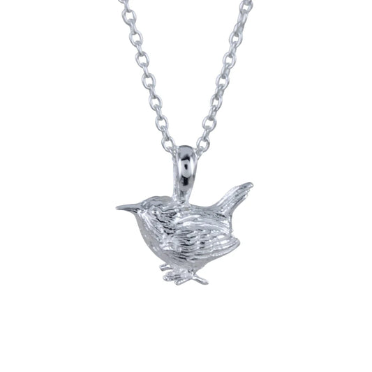 Silver Wren necklace