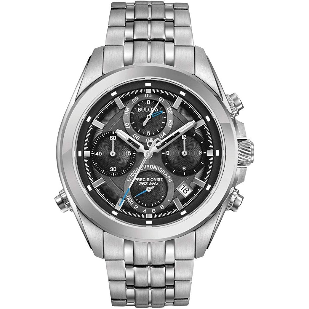 Gents Bulova Precisionist UHF Chronograph Stainless Steel Watch
