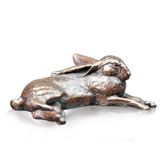 Small Hare Lying Bronze