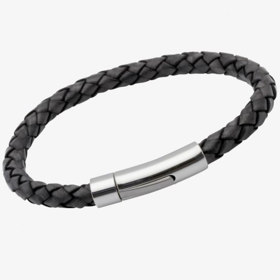 Gents leather bracelet