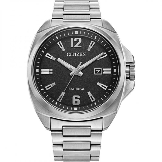 Gents Citizen Eco-Drive Endicott Black Dial Watch.