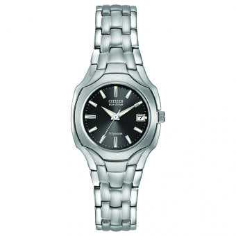 Ladies Citizen Eco-Drive titanium Watch.