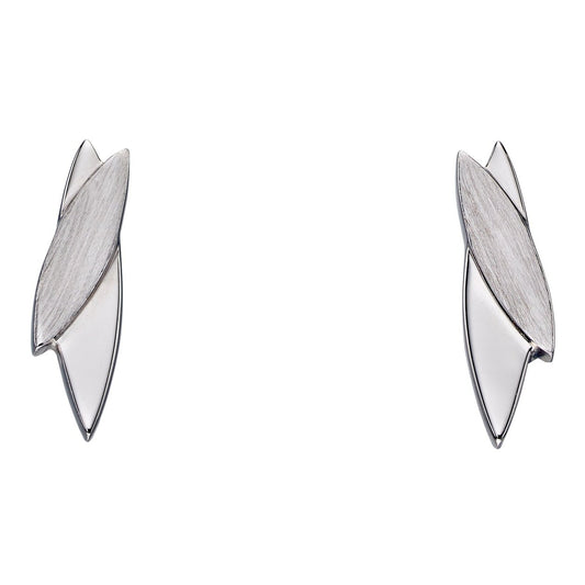 Fiorelli Silver double marquise Stud Earrings