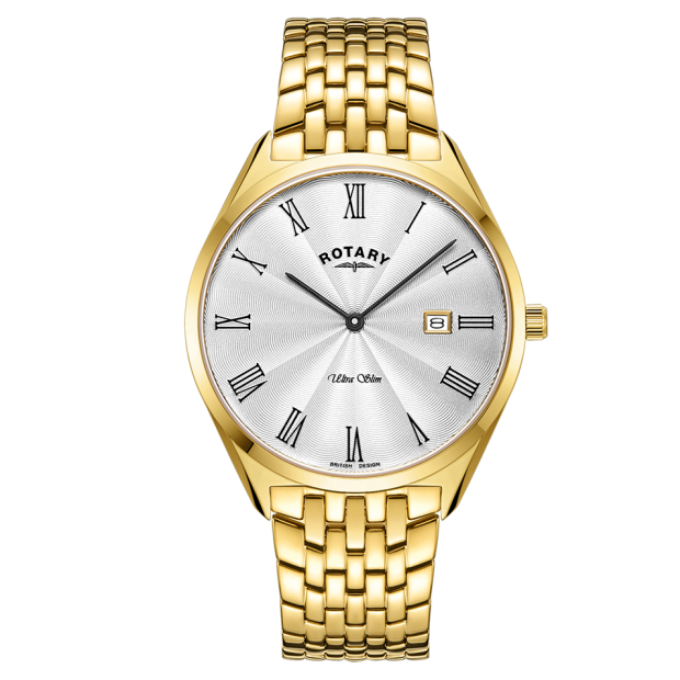 Gents Ultra Slim Rotary watch.
