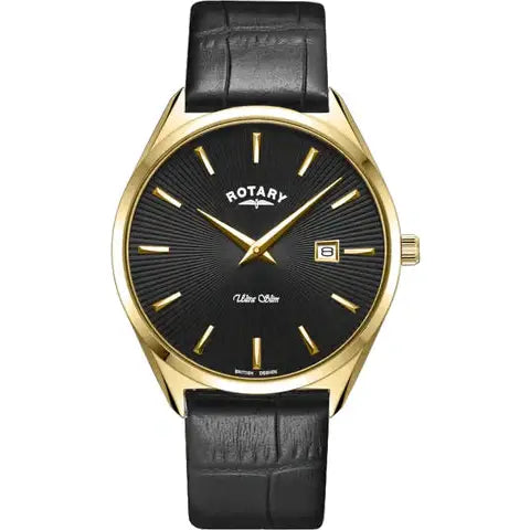 Gents Ultra Slim Rotary watch.