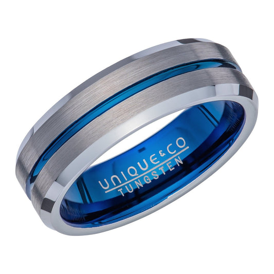 Gents 7mm Tungsten Ring