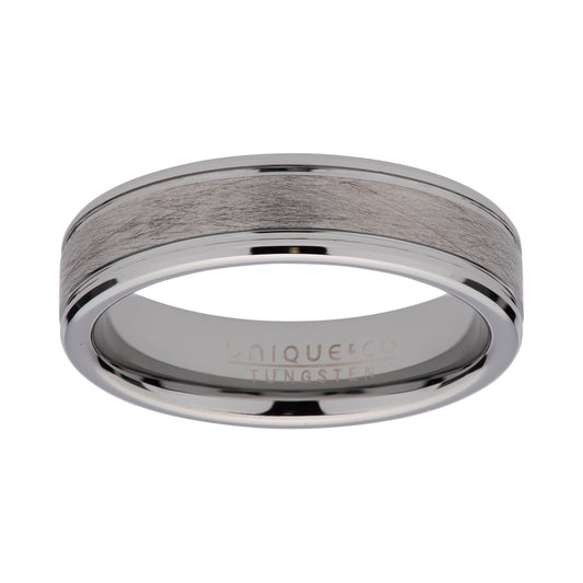 Gents 6mm Tungsten Ring
