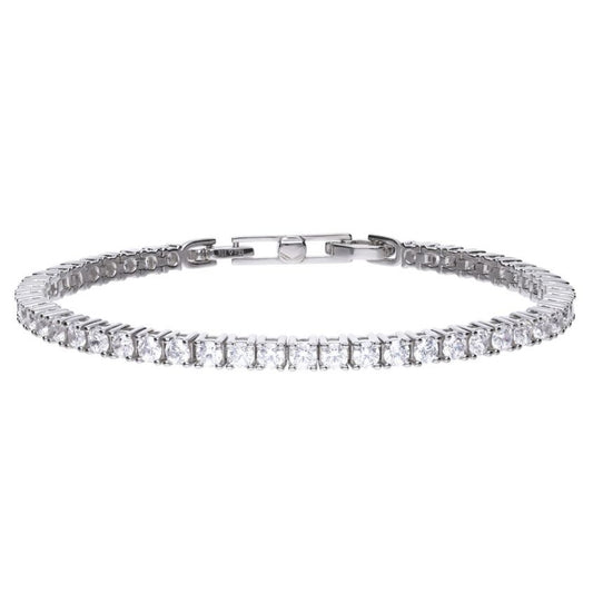 Diamonfire Silver And Cubic Zirconia Tennis Bracelet.