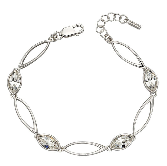 Fiorelli silver and crystal bracelet