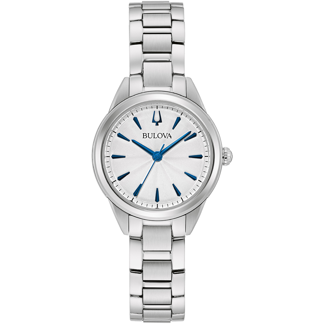 Bulova women's watch white clearance