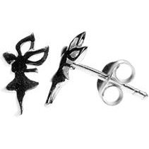Silver Fairy Stud Earrings.
