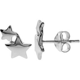 Silver Star Stud Earrings