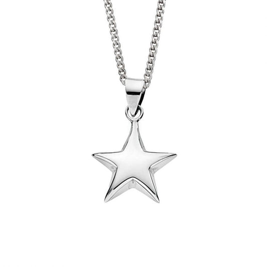 Silver star pendant