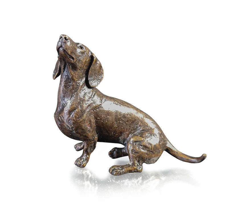 Daschund Sitting limited edition Bronze