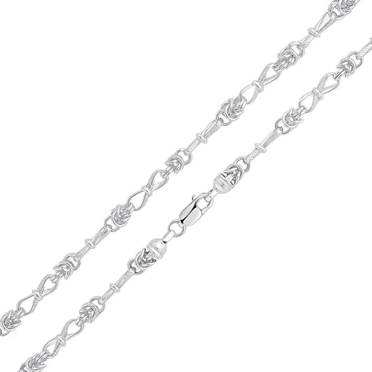 Silver Byzantine Twist Bracelet