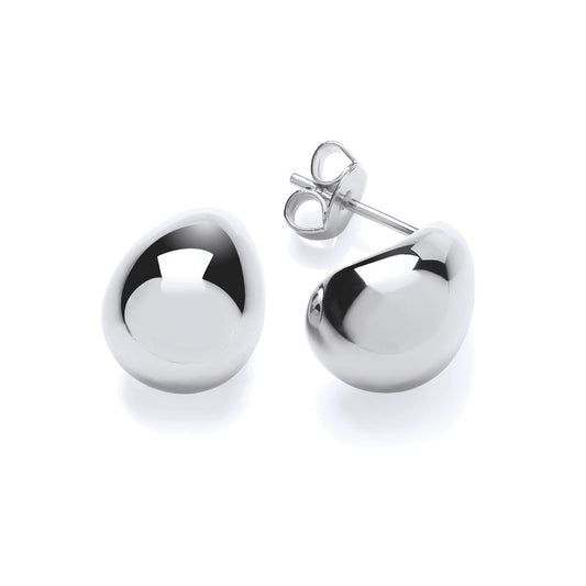 Sleek Silver Luxe Earrings