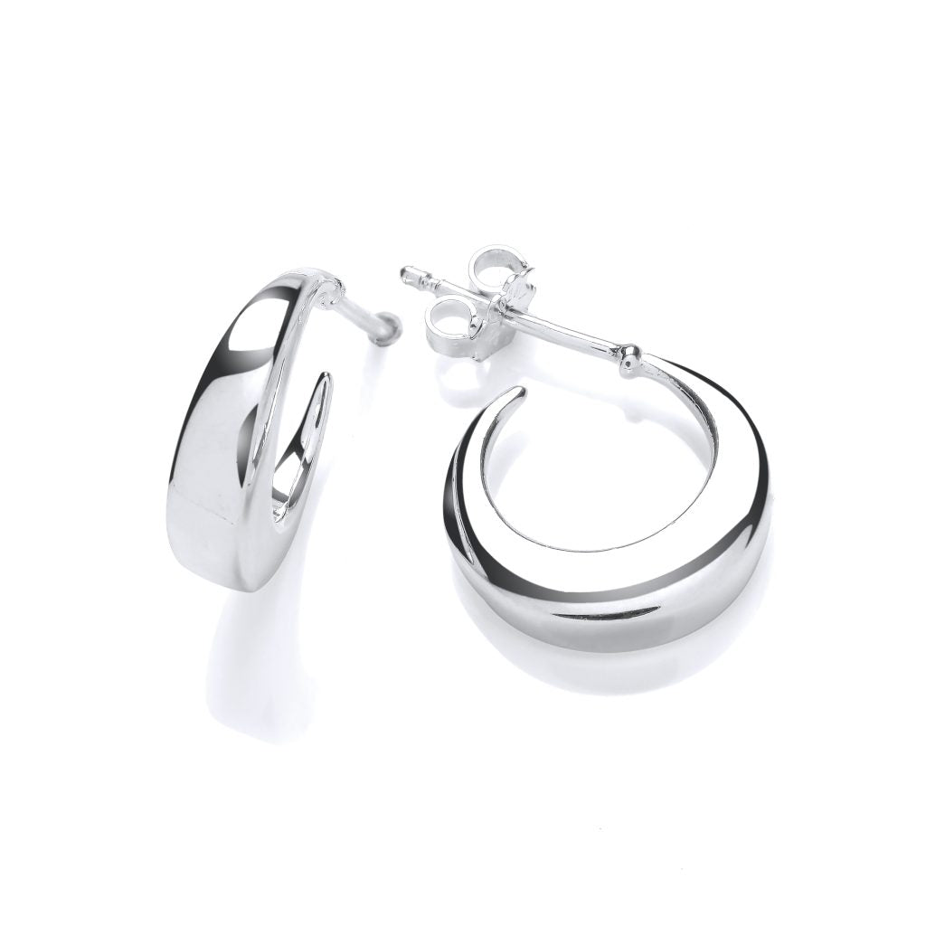 Silver Chico Hoop Earrings