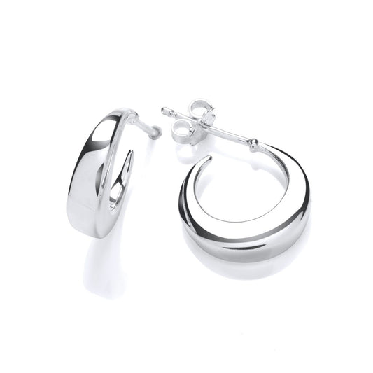 Silver Chico Hoop Earrings