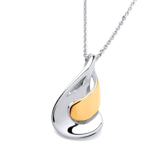 Silver & Gold detail Tranquil Pendant