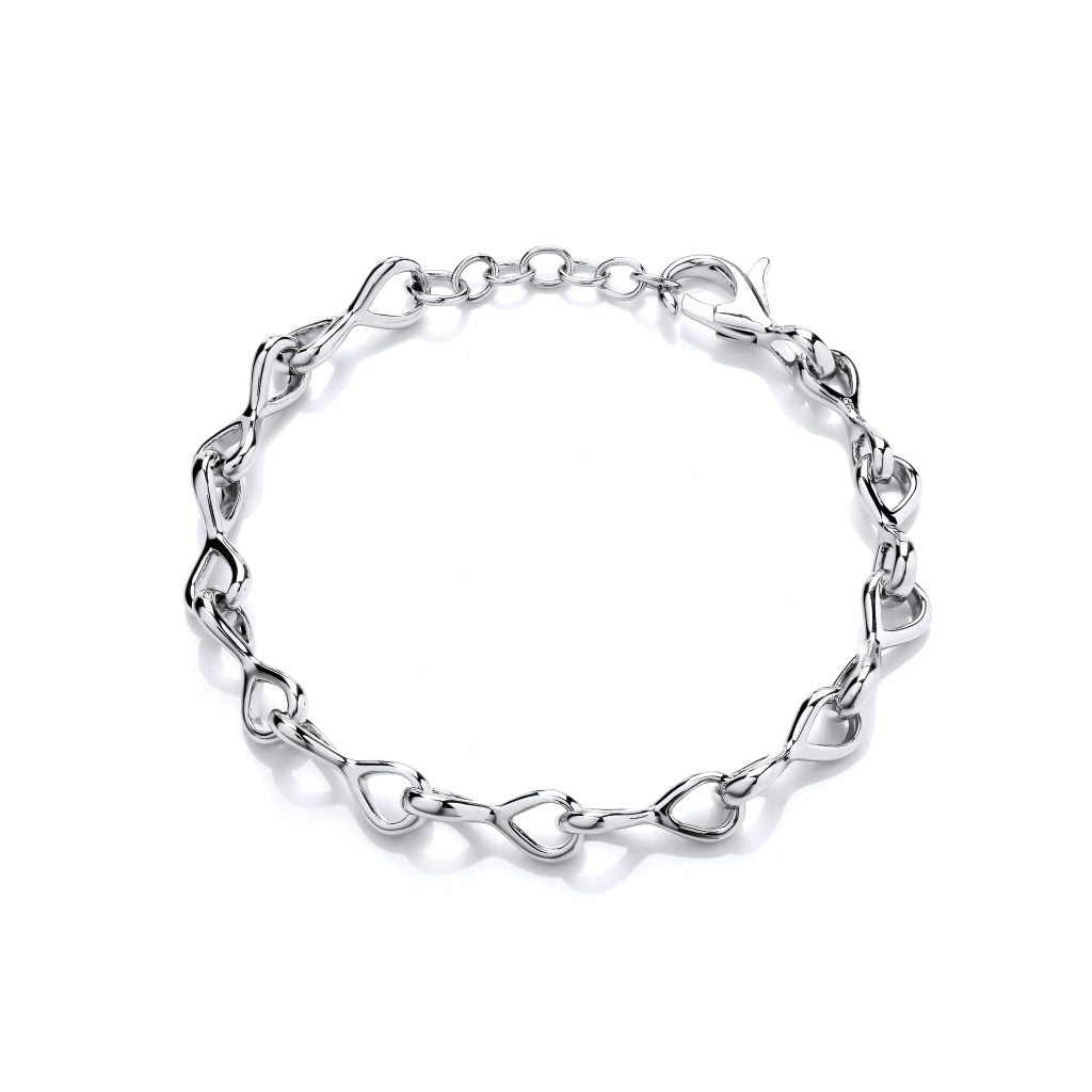 Silver Lucky Eights Bracelet