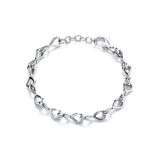 Silver Lucky Eights Bracelet