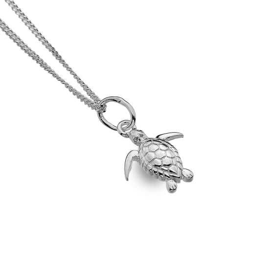 silver turtle pendant