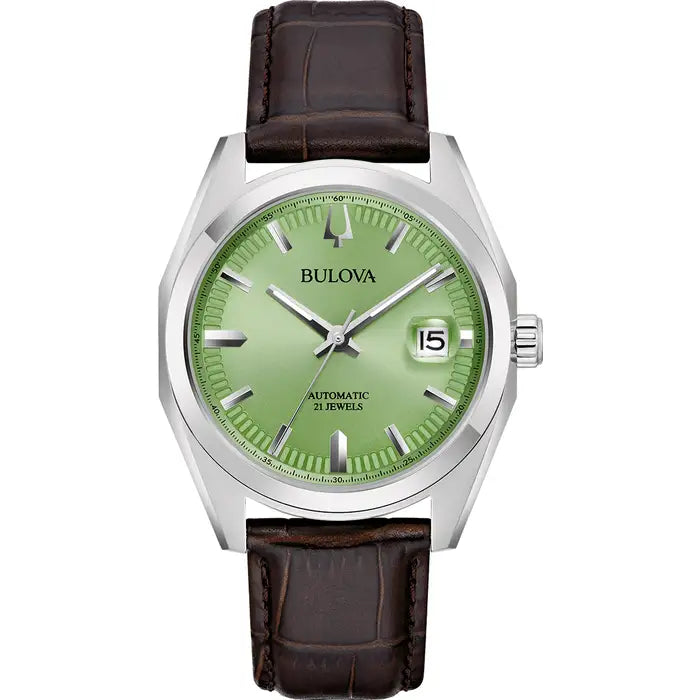 Gents BULOVA AUTOMATIC SURVEYOR STRAP WATCH