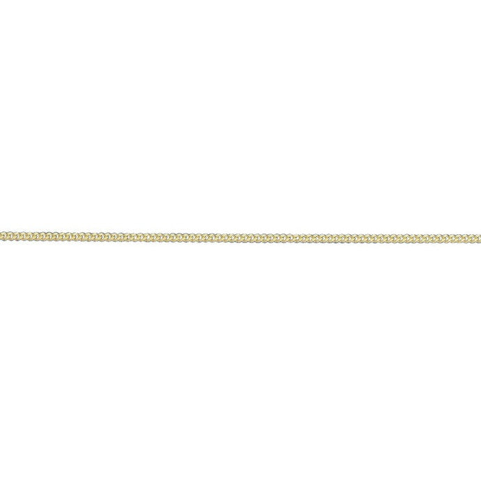 9ct gold Filed Curb chain 18"