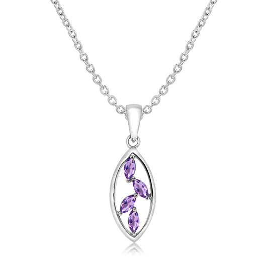 Silver and Amethyst pendant