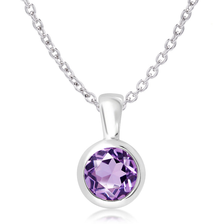 Silver and Amethyst pendant