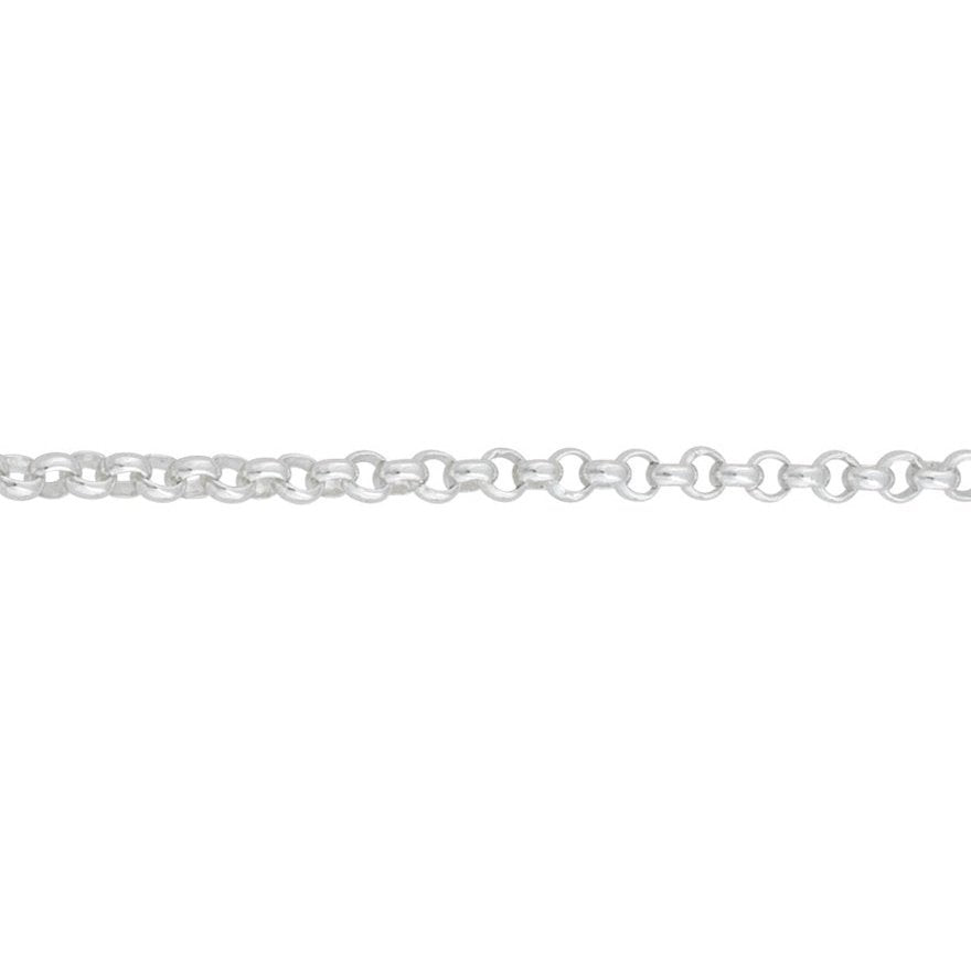 Silver Round Belcher bracelet