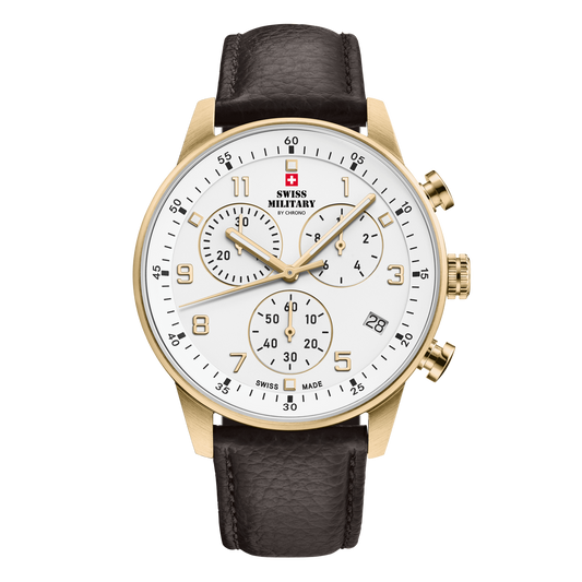 Swiss Military Minimalist Chronograph Watch