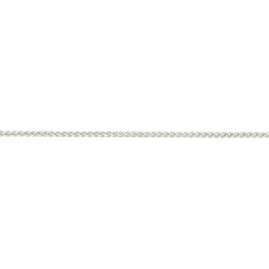 Silver spiga chain