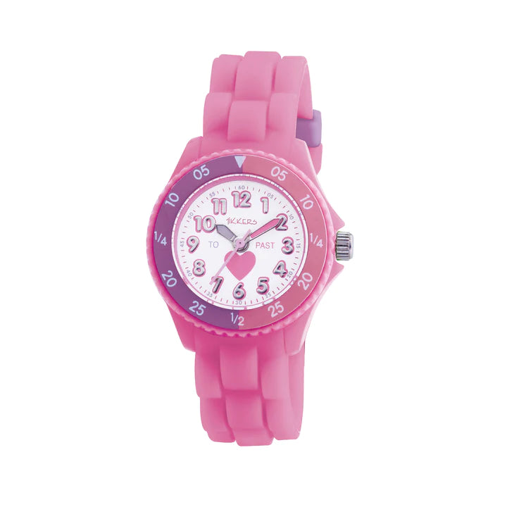Tikkers Pink Heart Watch
