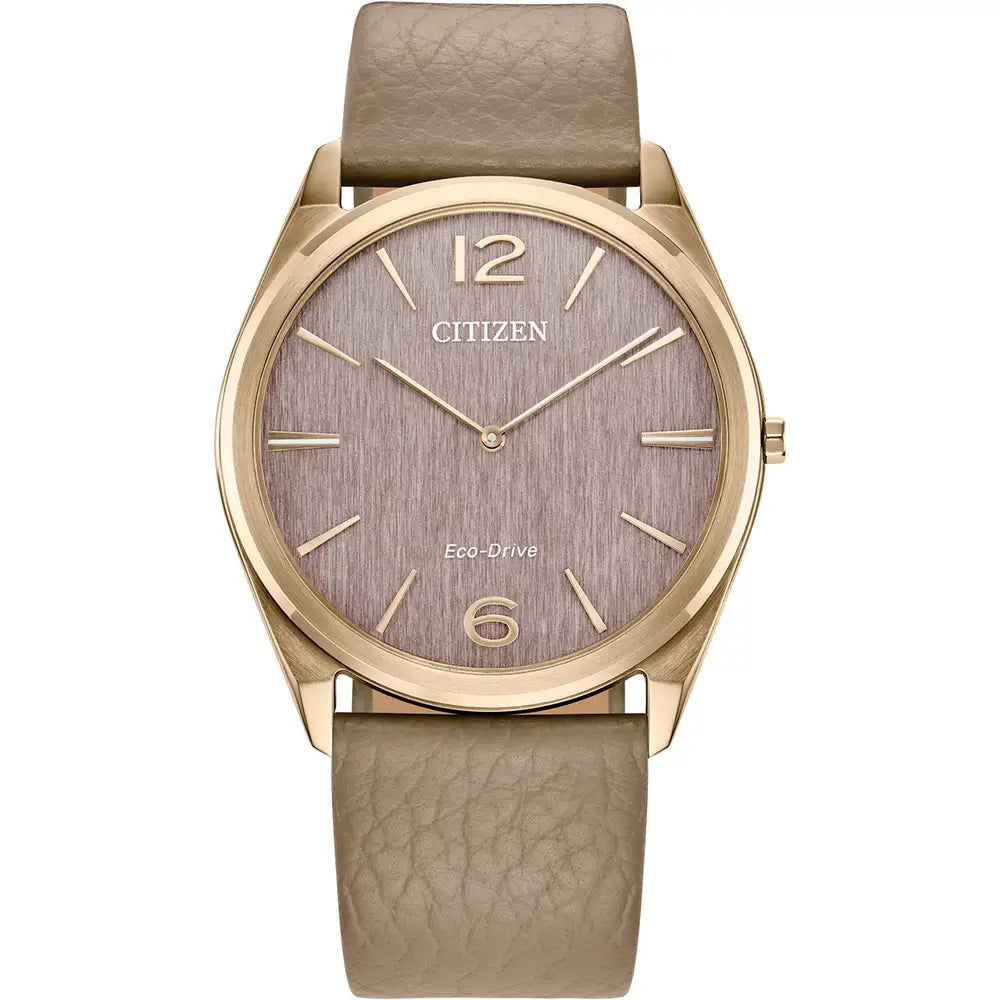GENTS Citizen Eco-Drive Stiletto strap watch
