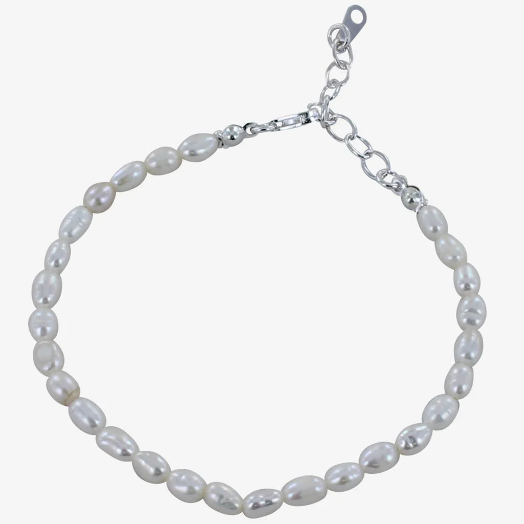 Silvet and Freshwater Pearl bracelet