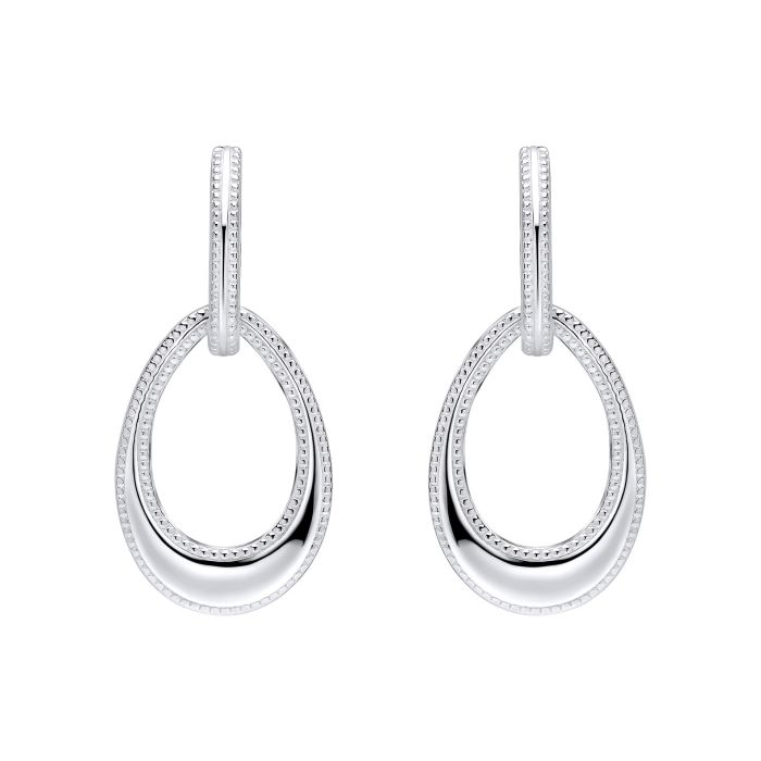 Silver Teardrop Earrings