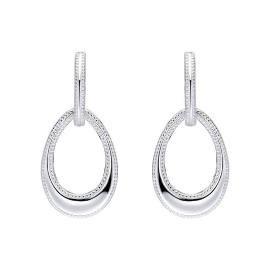 Silver Teardrop Earrings